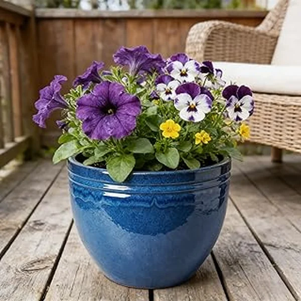 Sanmudecor Large Outdoor Planters Drainage