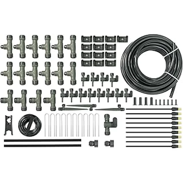 Vego Garden Irrigation Kit - Drip Irrigation System for Raised Garden Beds, Efficient Watering Solution for Vegetables, Flowers, and Plants, Easy DIY Installation (Large)