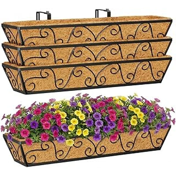 Umbra Triflora Hanging Planter Black