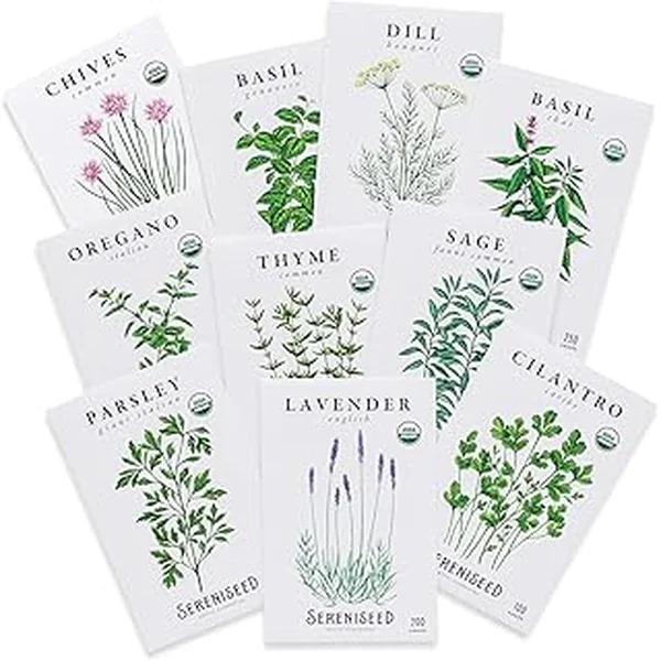 Sereniseed Certified Organic Collection 10 Pack