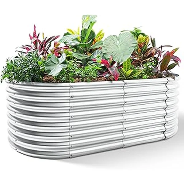 Land Guard Galvanized 8x4x2ft Vegetables