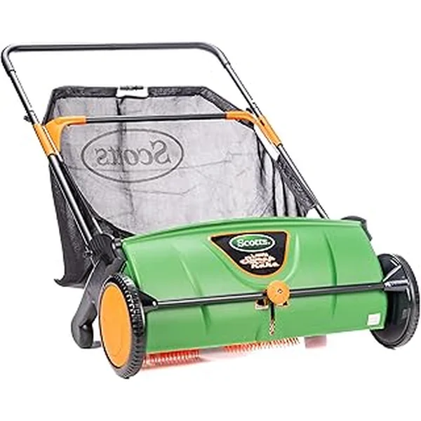 Scotts Outdoor Power Tools LSW70026S 26-Inch Push Lawn Sweeper, Black/Green